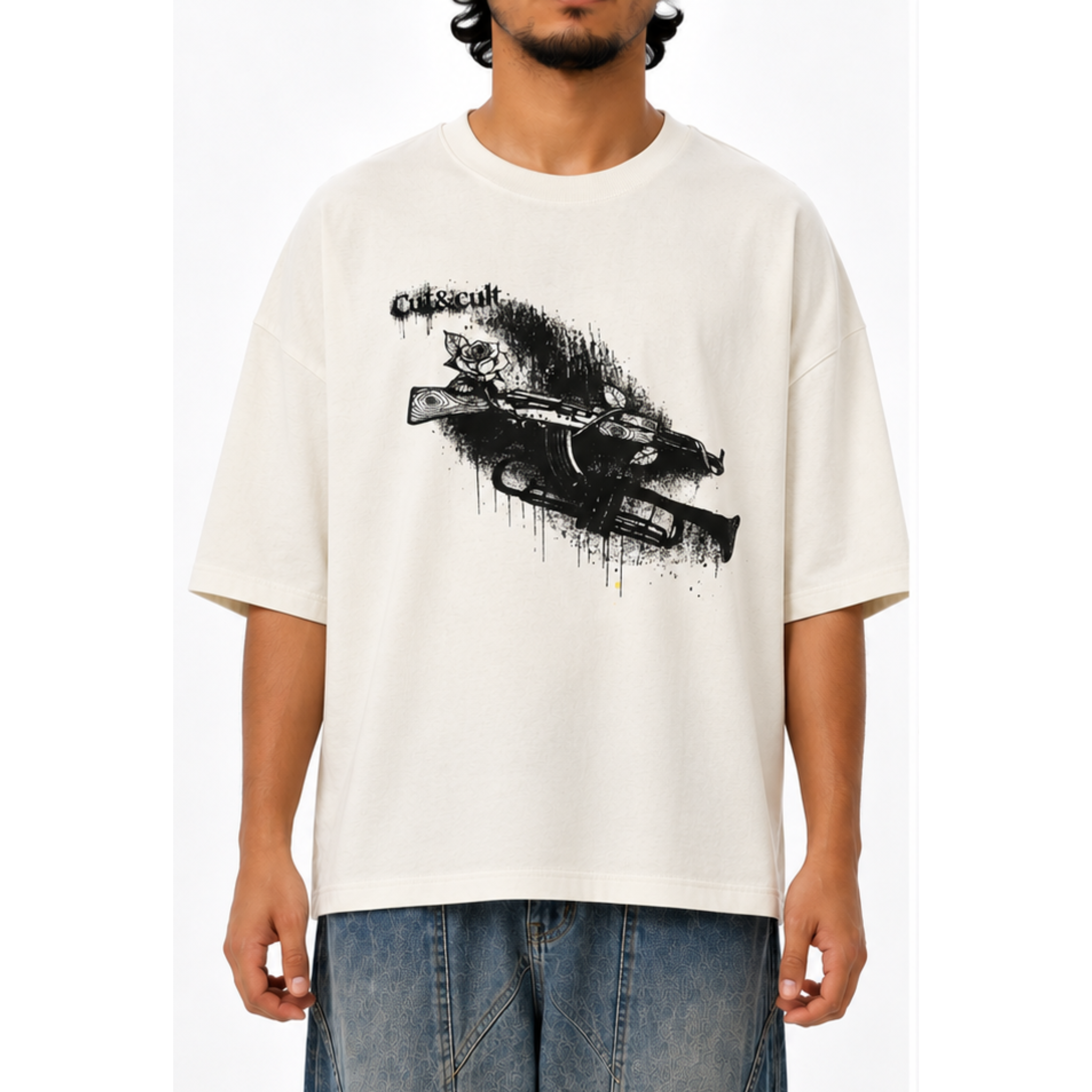 gunmetal boxy t shirt