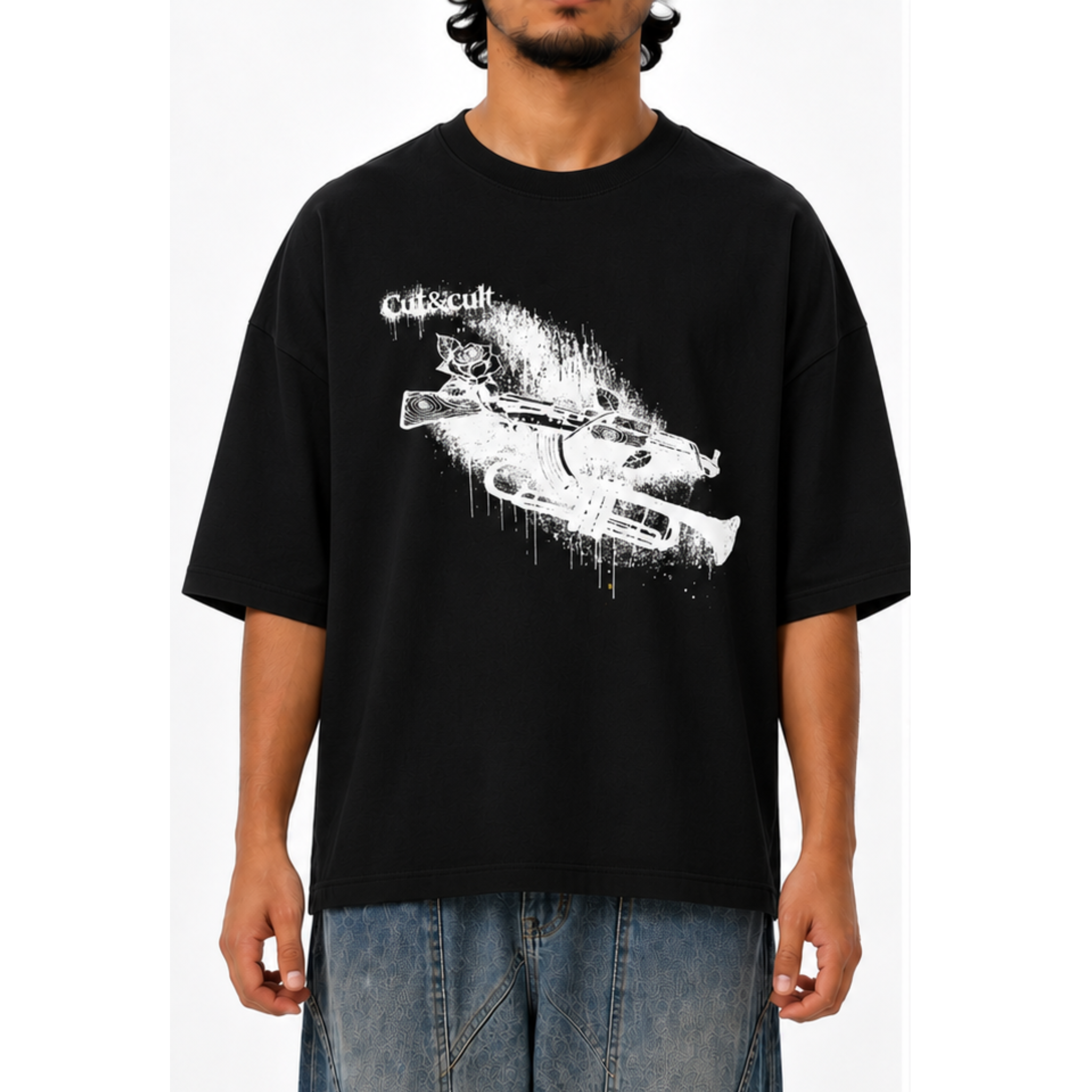 gunmetal boxy t shirt